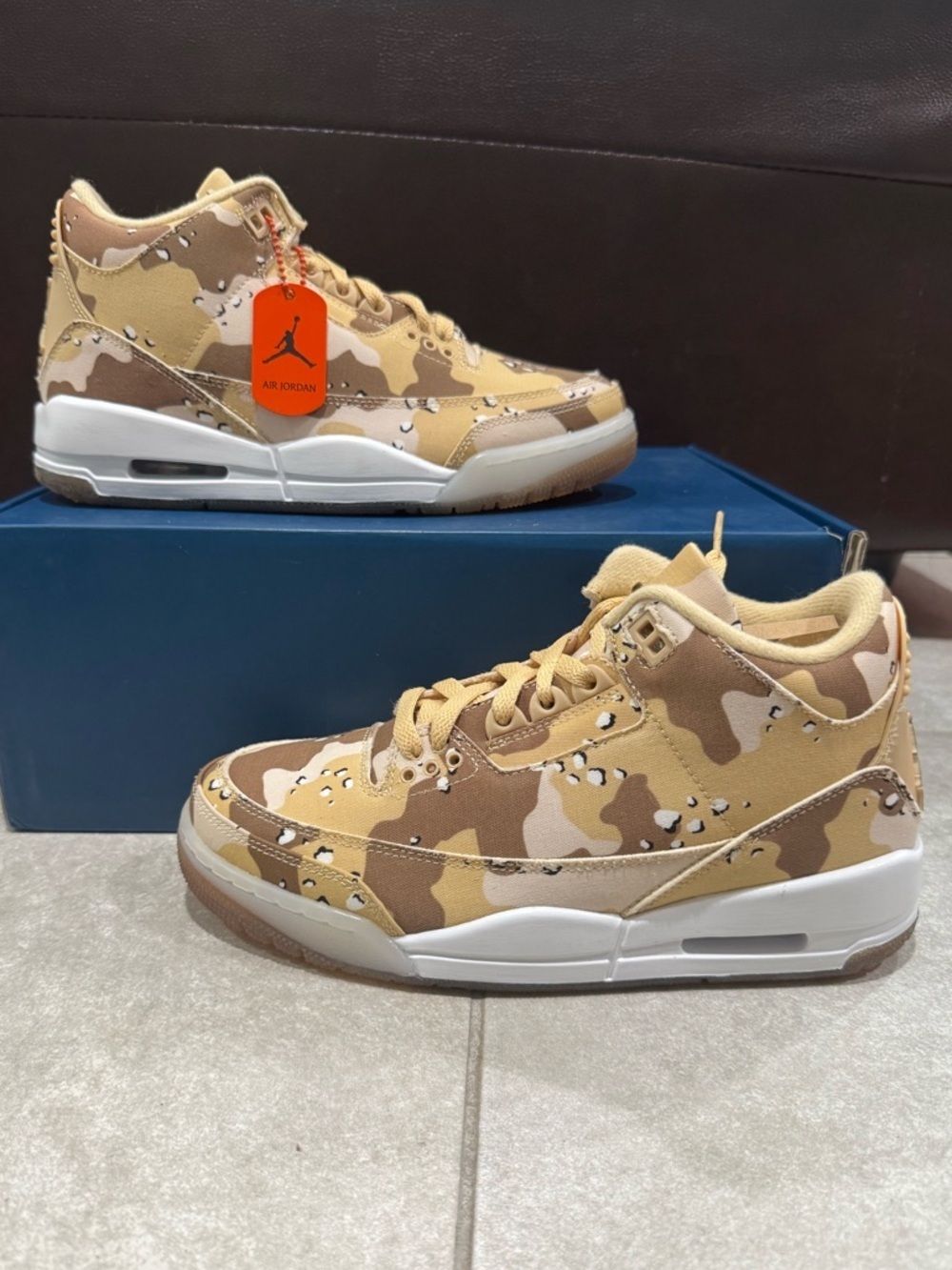 Size 7 - WNBA x Air Jordan 3 Retro Desert Camo W - Picture 1 of 7